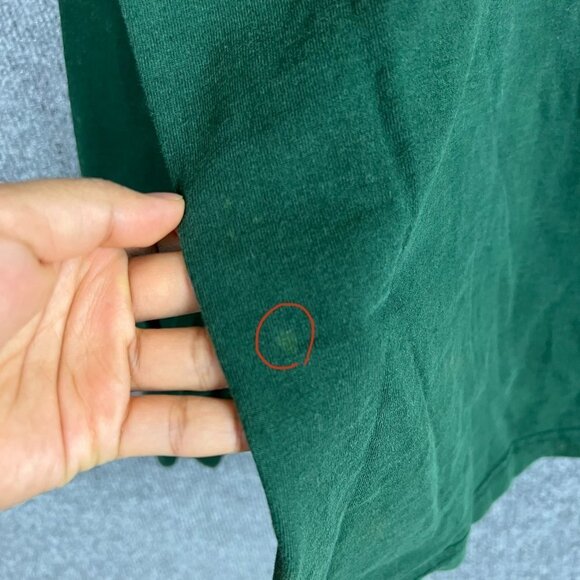 VINTAGE Men In Green Packer Go Green‎ Bay Sweatshirt Men Size XL - Picture 4 of 9